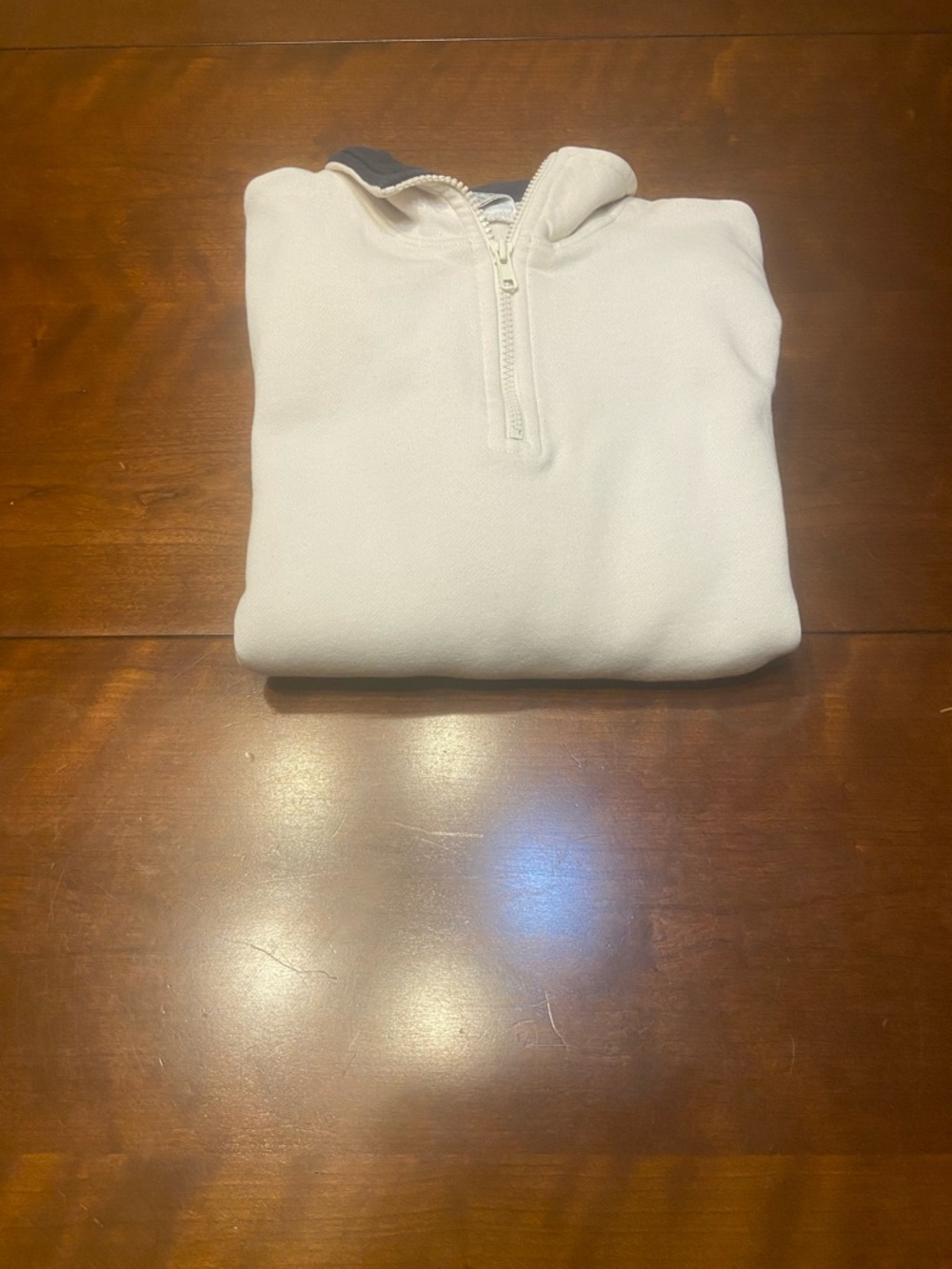 Vintage IZOD White Quarter Zip Long Sleeve Womens Medium